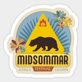 Midsommar Festival Art Sticker